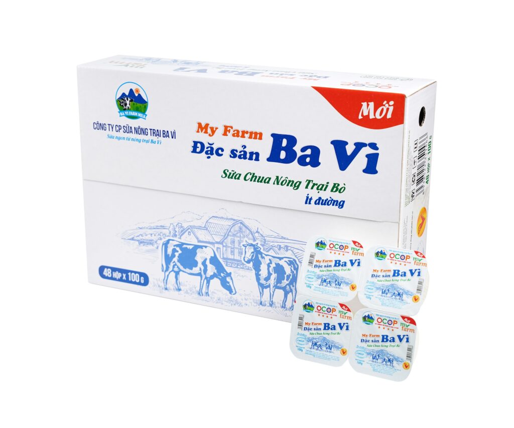 Sữa chua Nông Trại Bò vỉ ít đường MyFarm