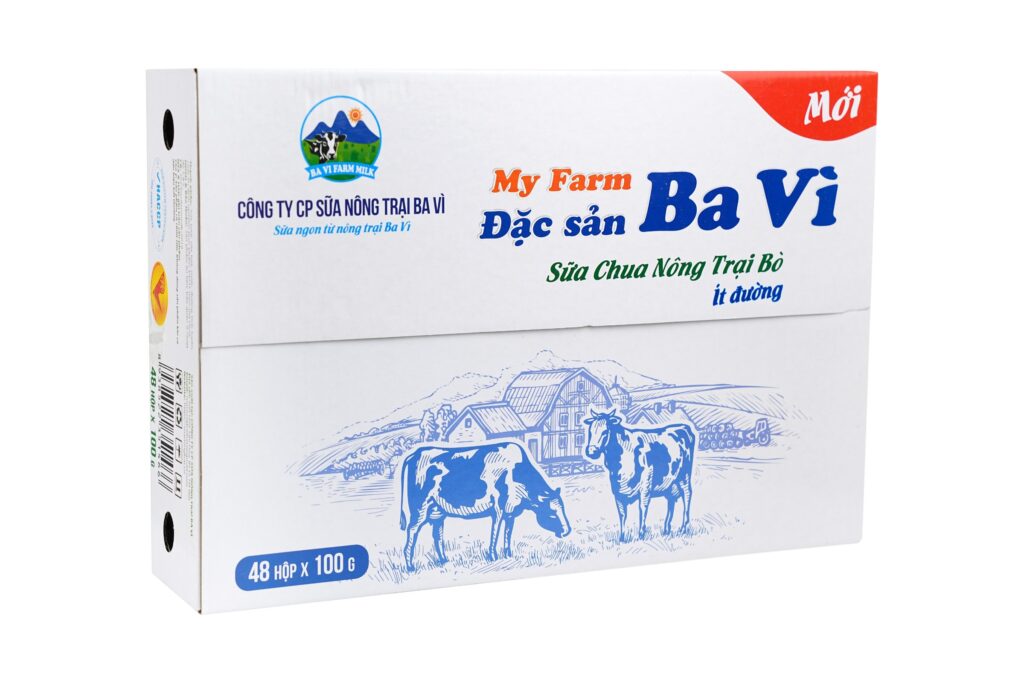 Sữa chua Nông Trại Bò vỉ ít đường MyFarm