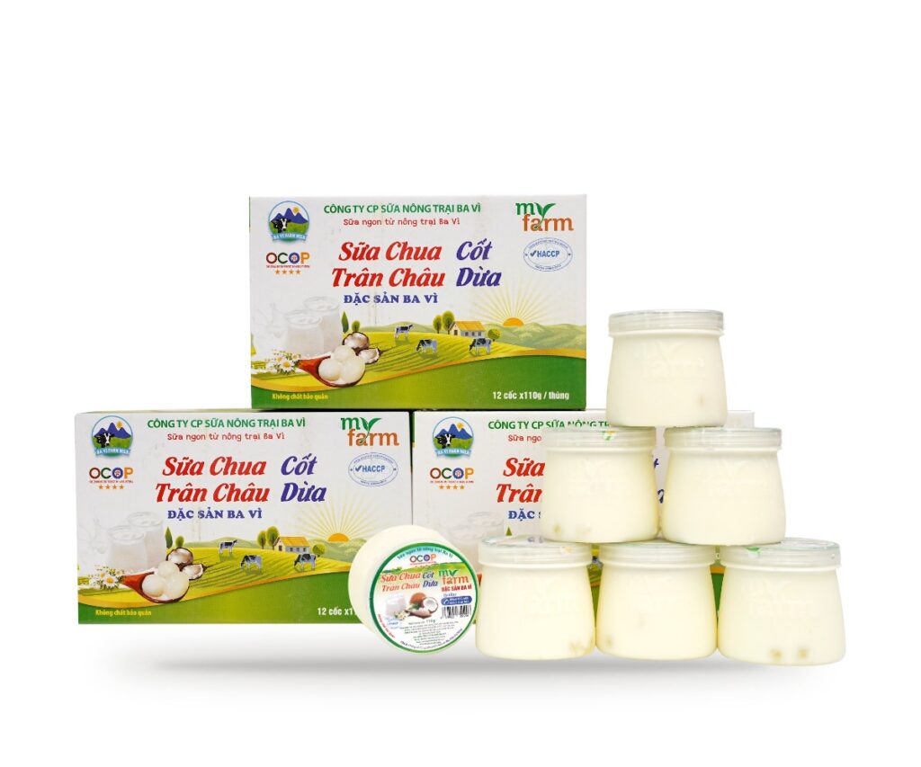 Sữa chua Trân Châu Cốt Dừa MyFarm