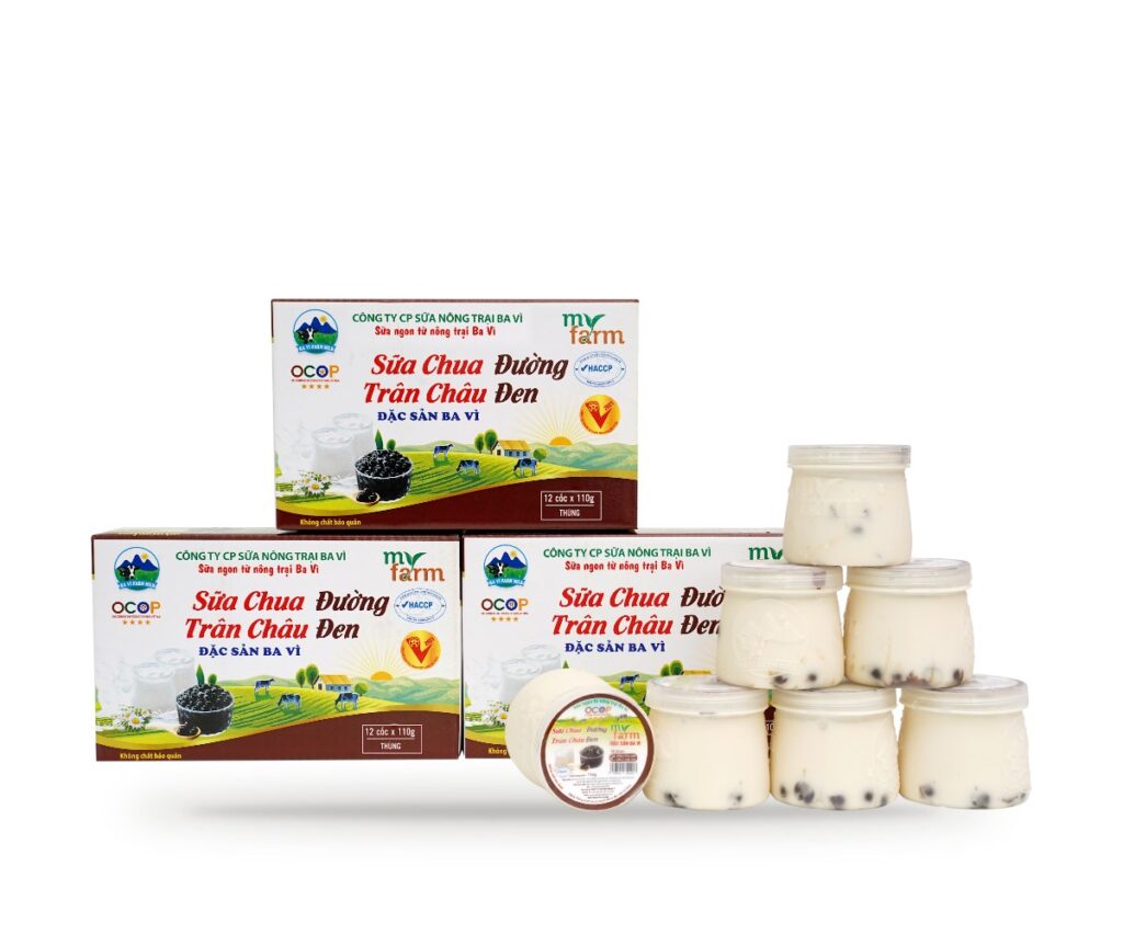 Sữa chua Trân Châu Đường Đen MyFarm