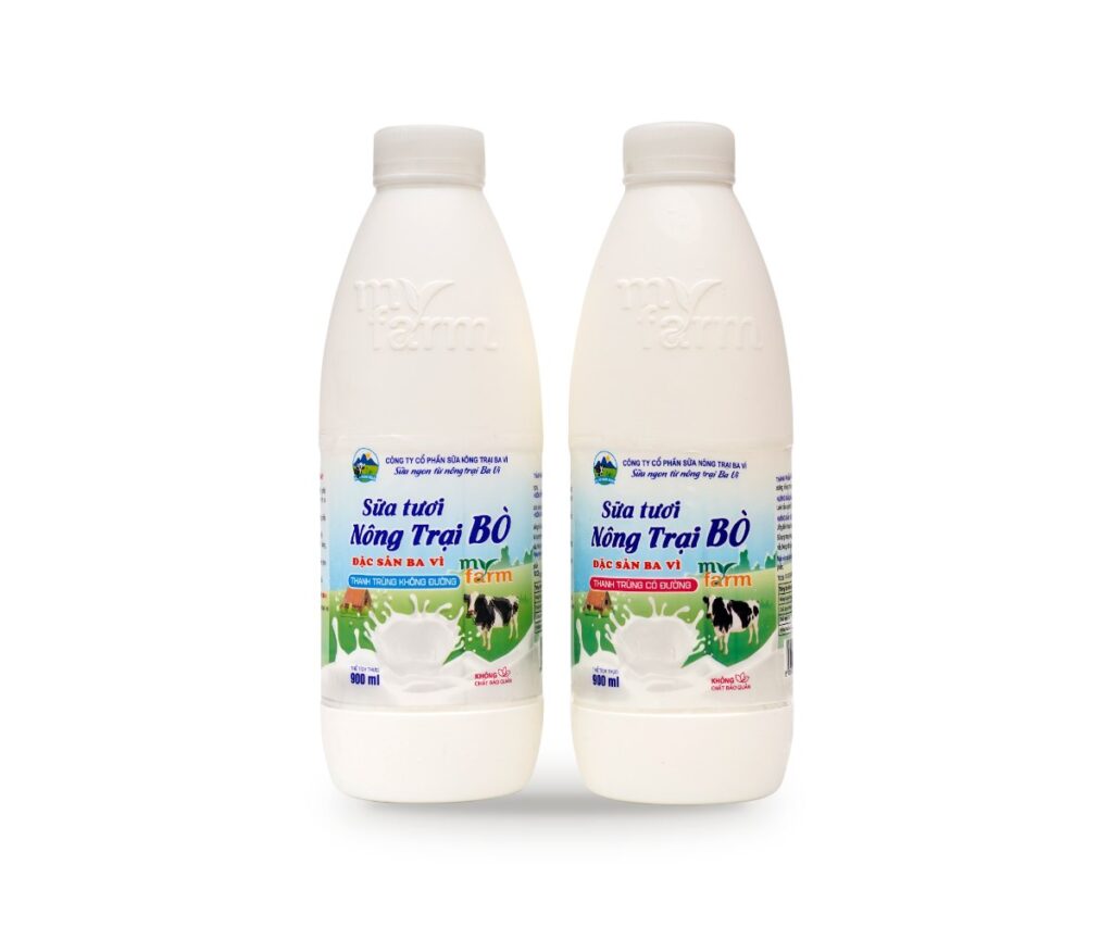 Sữa tươi BÒ thanh trùng có đường MyFarm